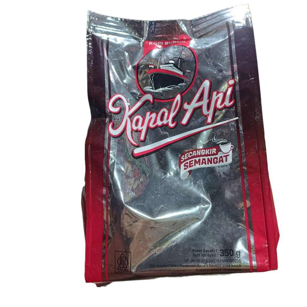 

Kopi Kapal Api Silver 350gr Kopi Hitam Bubuk
