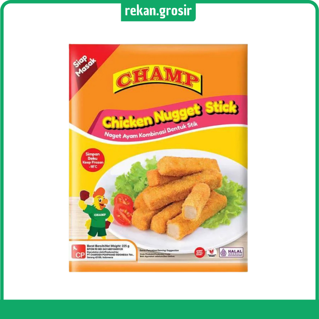 

Champ Nugget Ayam 225gram Chicken Nugget