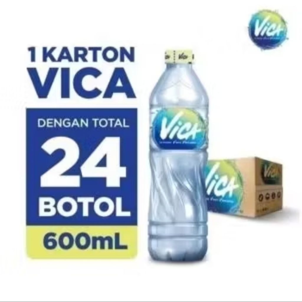 

Vica 600ml 1dus isi 24botol