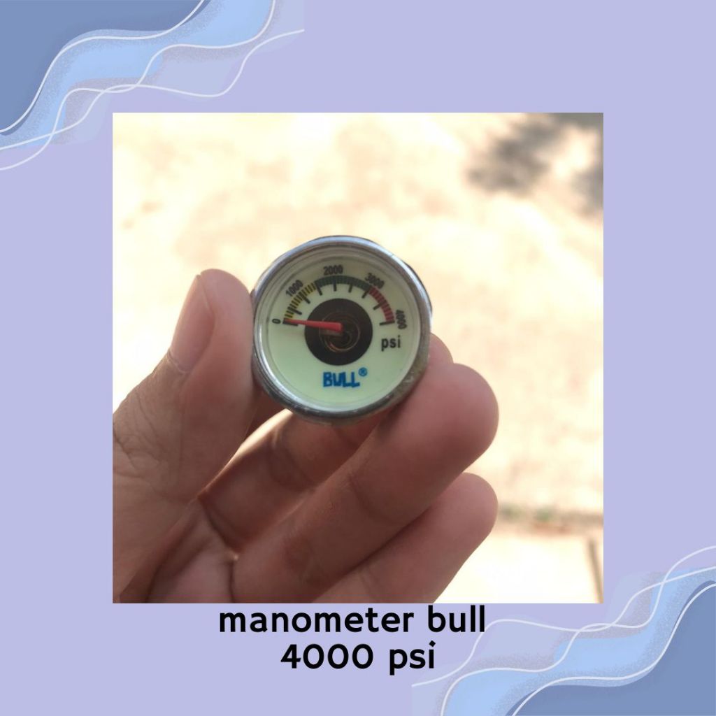 Manometer Bull 4000 psi / manometer pengukur tekanan