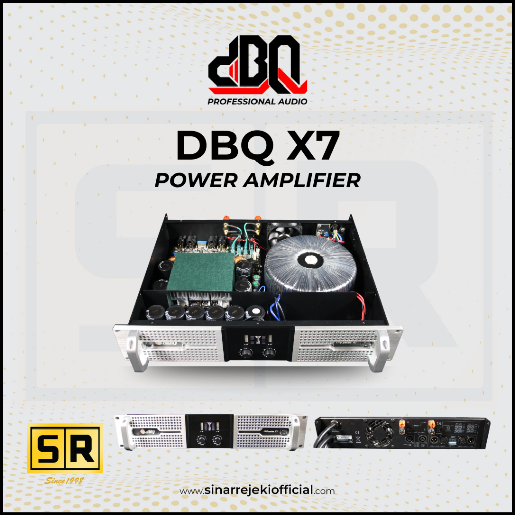 Power Amplifier dBQ X7 Class D