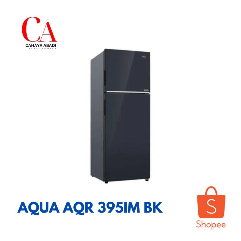 AQUA AQR-395IM(BK) Kulkas 2 Pintu Twin Inverter