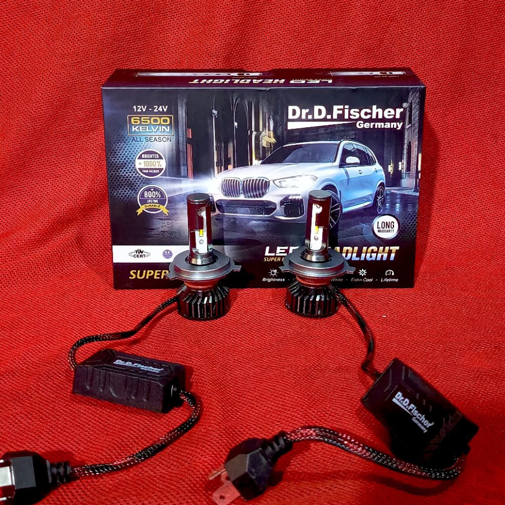 DR D Fischer LED H4 - new Lampu LED H4 DR D Fischer Head Light LED H4 DR D Fischer