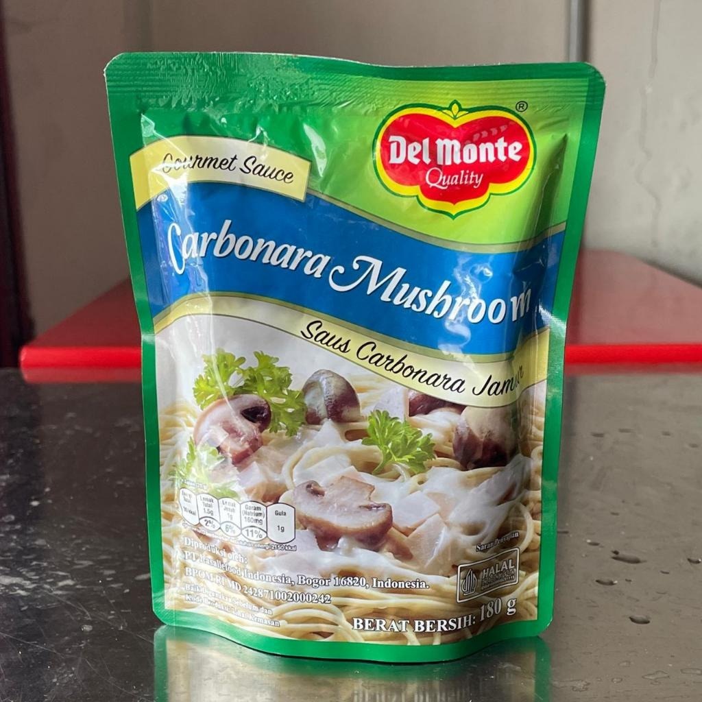 

Del Monte Saus Carbonara Mushroom 180 gr