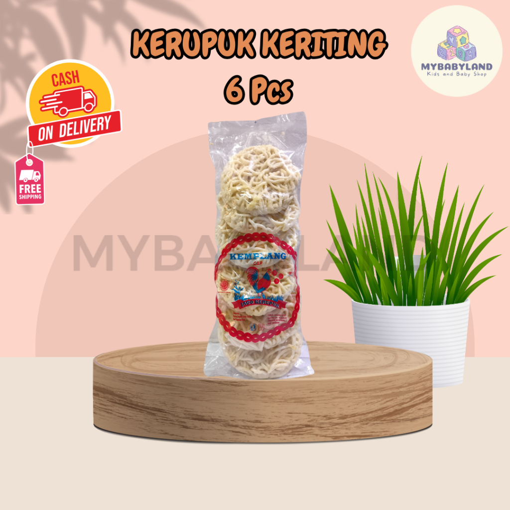 

Kerupuk Keriting Ikan 6 Pcs Asli Gurih Tanpa Bahan Pengawet | Homemade