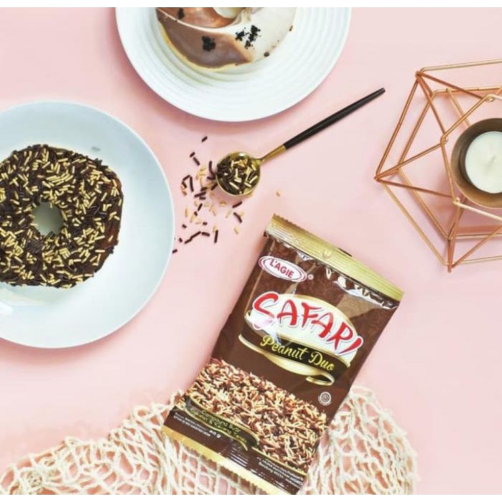 

Lagie Safari Meses Coklat Peanut Duo
