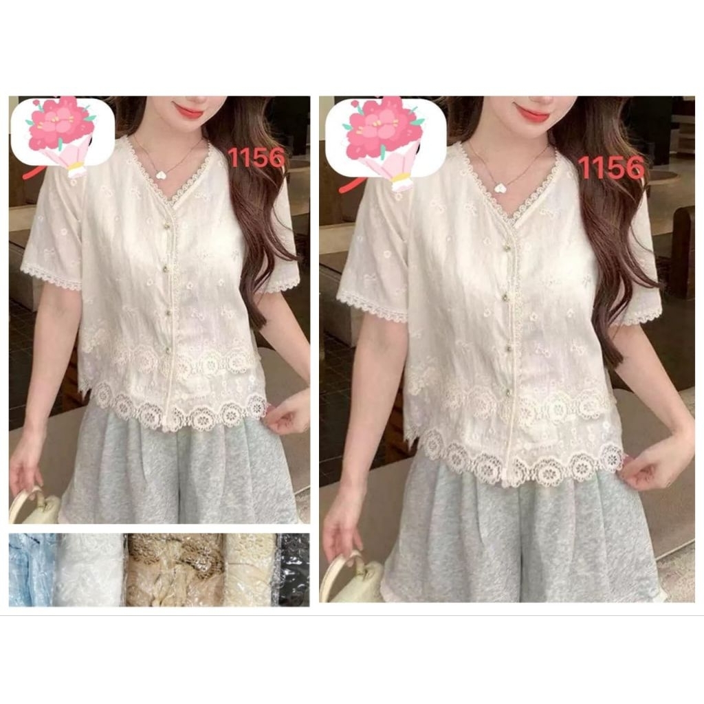 WAIKIKI Blouse korea/Blouse polos wanita/Kemeja wanita