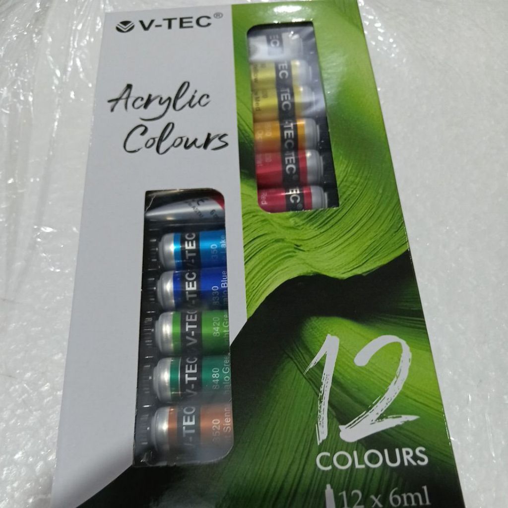 

acrilic colours 12w v tec