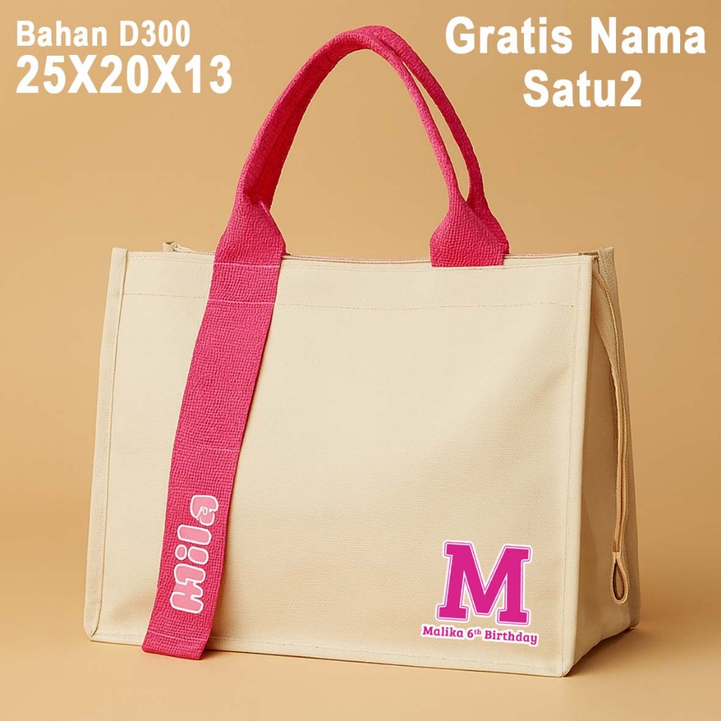 

[Resleting] Tas Snack Jajan Ulang Tahun Anak Bahan Tebal Custom Bahan D300