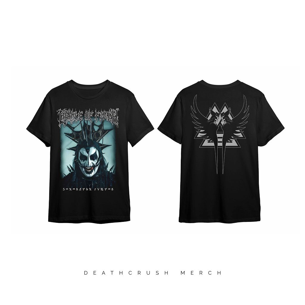 Kaos Cradle Of Filth - Dani Filth Baju Metal Original Distro Kaos Black Metal Baju Distro T-Shirt Ba
