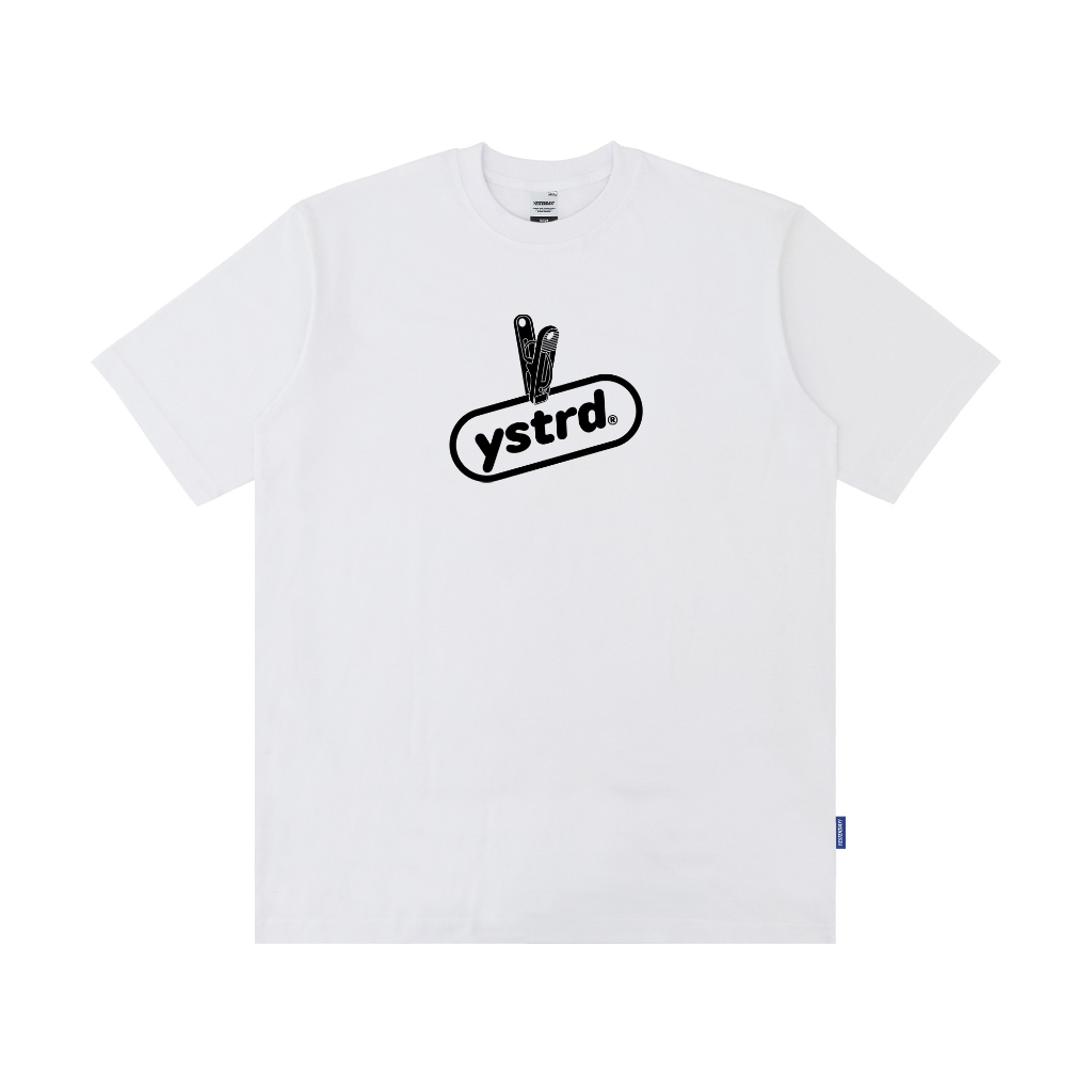 Yesterday – Baju Kaos Distro Pria Original T-Shirt Pria Cowok Keren Pegs Putih