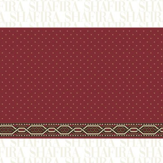 Karpet Masjid Meteran Merah / Red Shafira 10166