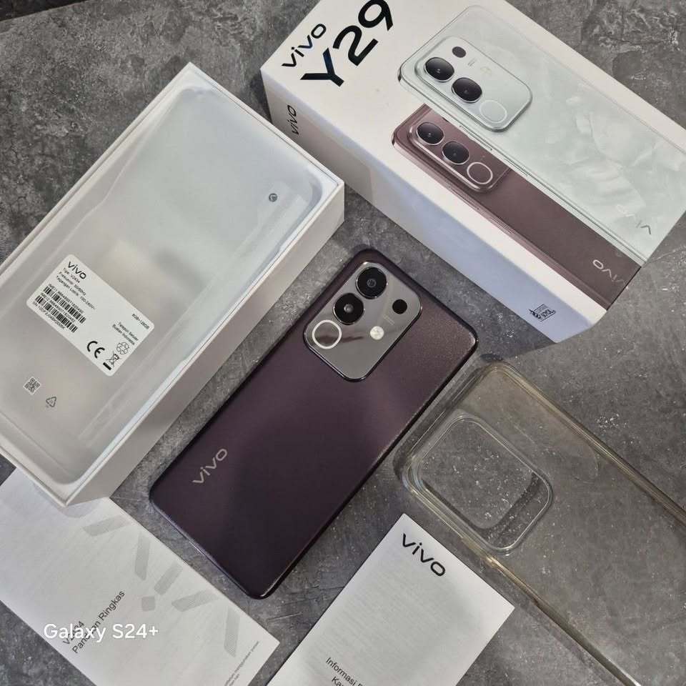 HP Vivo Y29 6/128 Second Bekas Fullset Garansi ON
