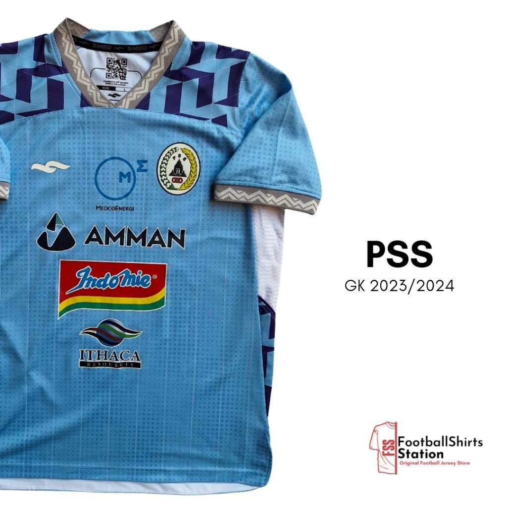 Jersey PSS Sleman GK 2023/2024 Player Issue Nameset M. Ridwan Size L Original Sembada