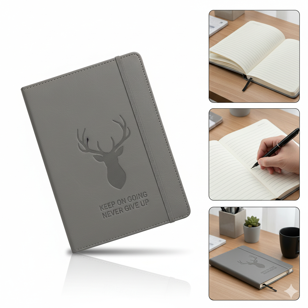 

Toddi Buku Jurnal Hardcover Notebook Diary 80 GSM 360 Halaman Grid