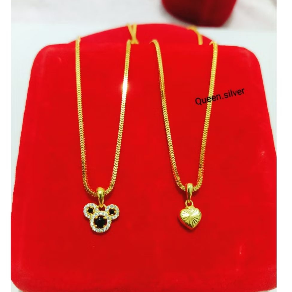 KALUNG ANAK LIONTIN PERAK 925 Asli