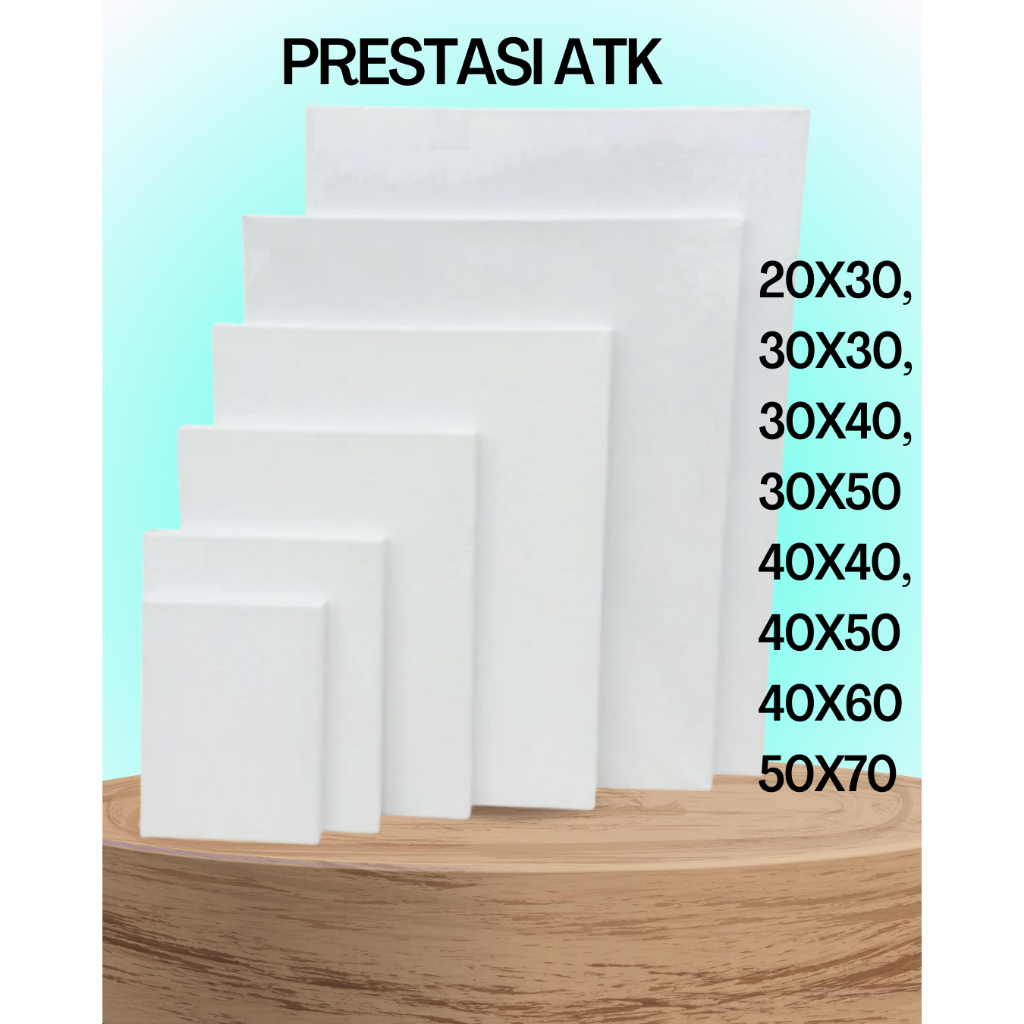

KANVAS LUKIS UKURAN 20X30, 30X30, 30X40, 30X50 40X40, 40X50, 40X60, 50X70 CM