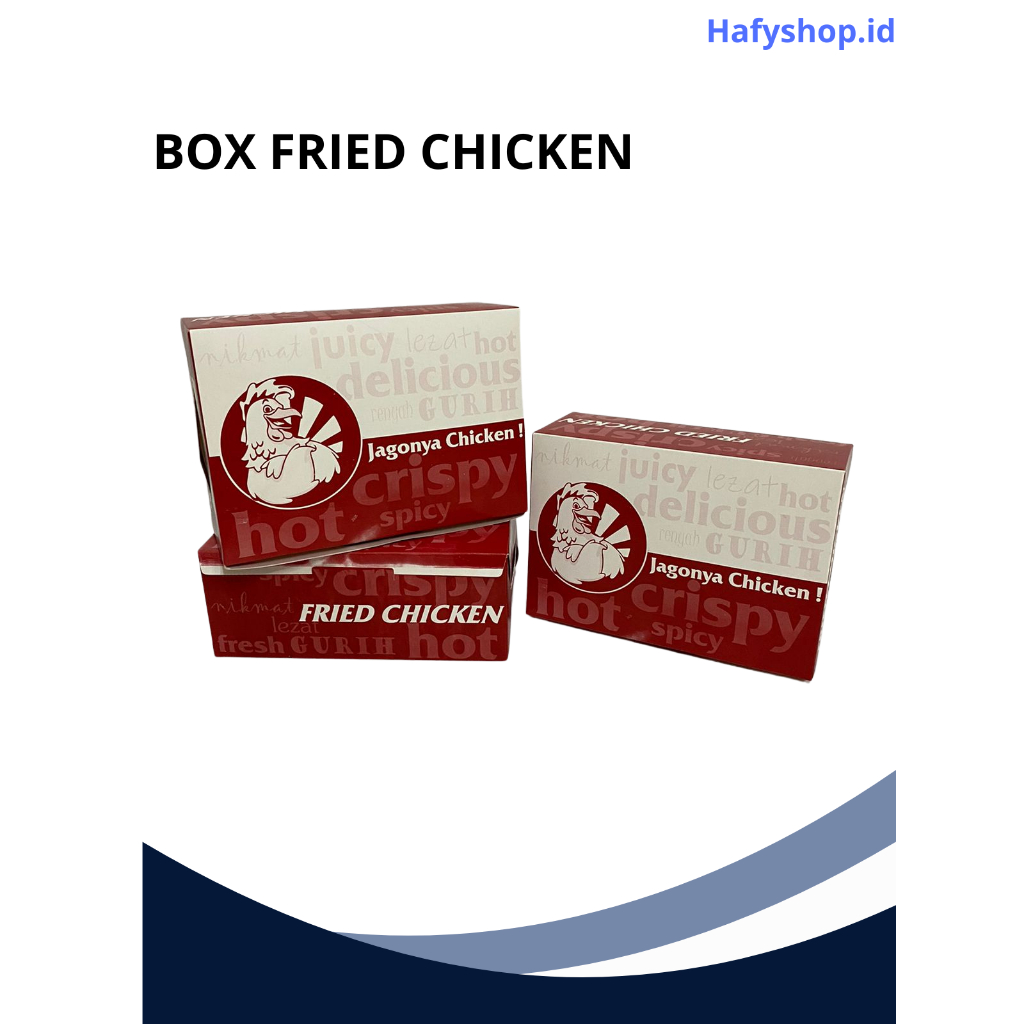 Box Fried Chicken KFC Free Nasi Paper 35 Pcs || KFC Ayam Box Free Kertas Nasi 35 Pcs