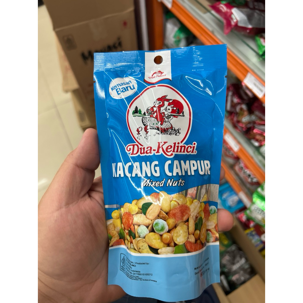 Dua kelinci kacang campur 60gram