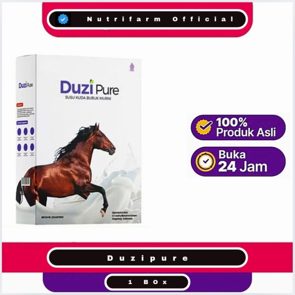 

Duzipure Susu Kuda Suplemen Membantu Mengatasi Asam Urat, Rematik Dan Nyeri Sendi Alami Tanpa Efek Samping Asli Original BPOM