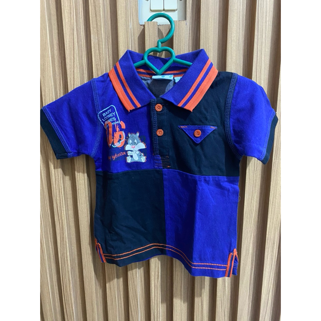 Kemeja Bayi Looney Tunes 3-6 Bulan