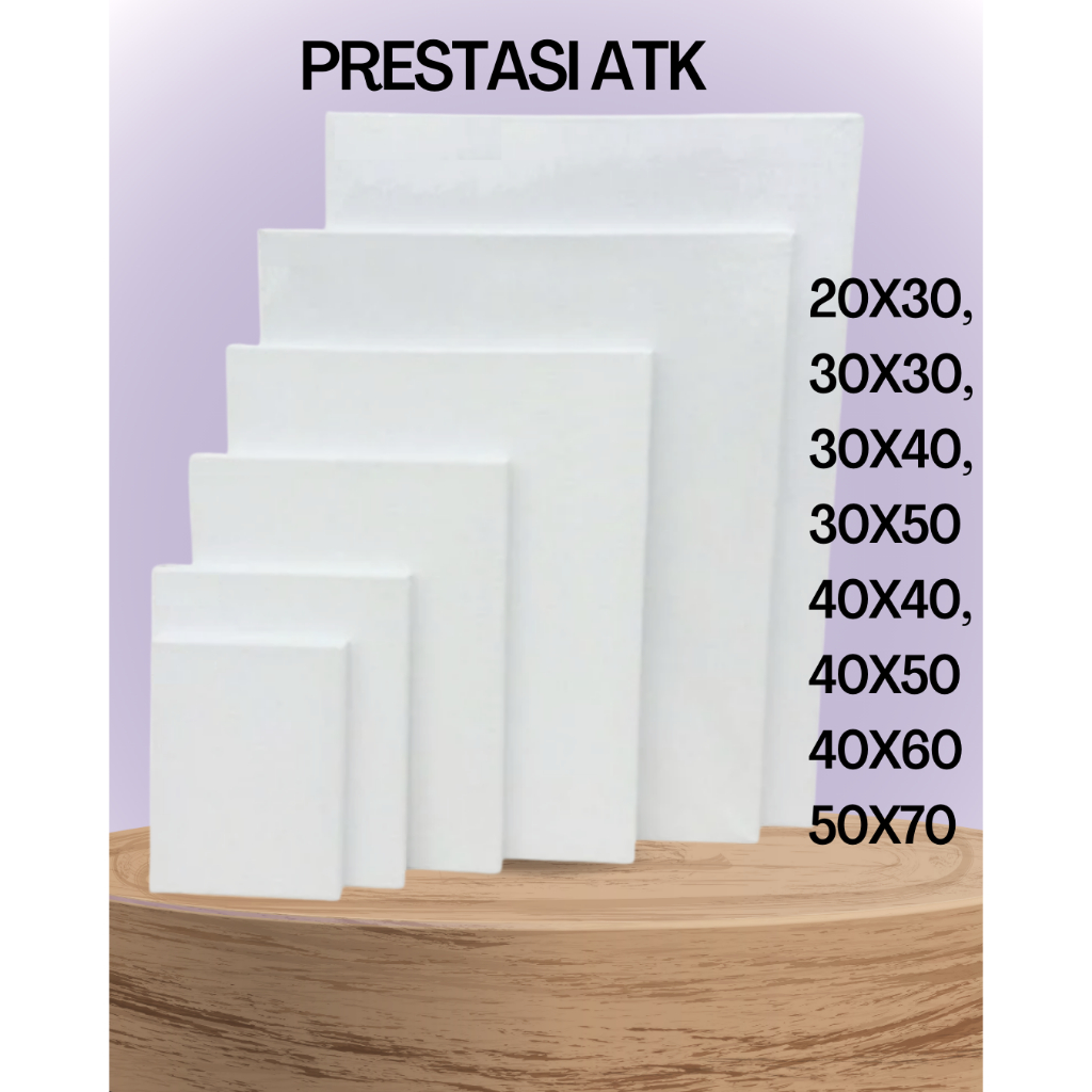 

KANVAS LUKIS UKURAN 20X30, 30X30, 30X40, 30X50 40X40, 40X50, 40X60, 50X70 CM