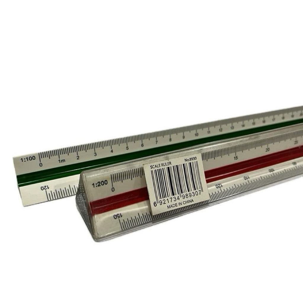 

Deli Scale Ruller No 8930 / Mistar Penggaris Segitiga Original