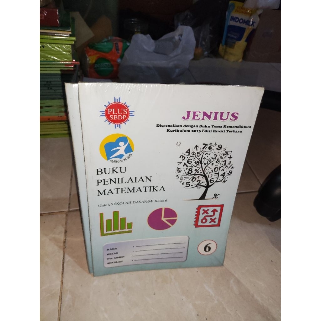 BUKU JENIUS MATEMATIKA UNTUK SD MI KLS 6