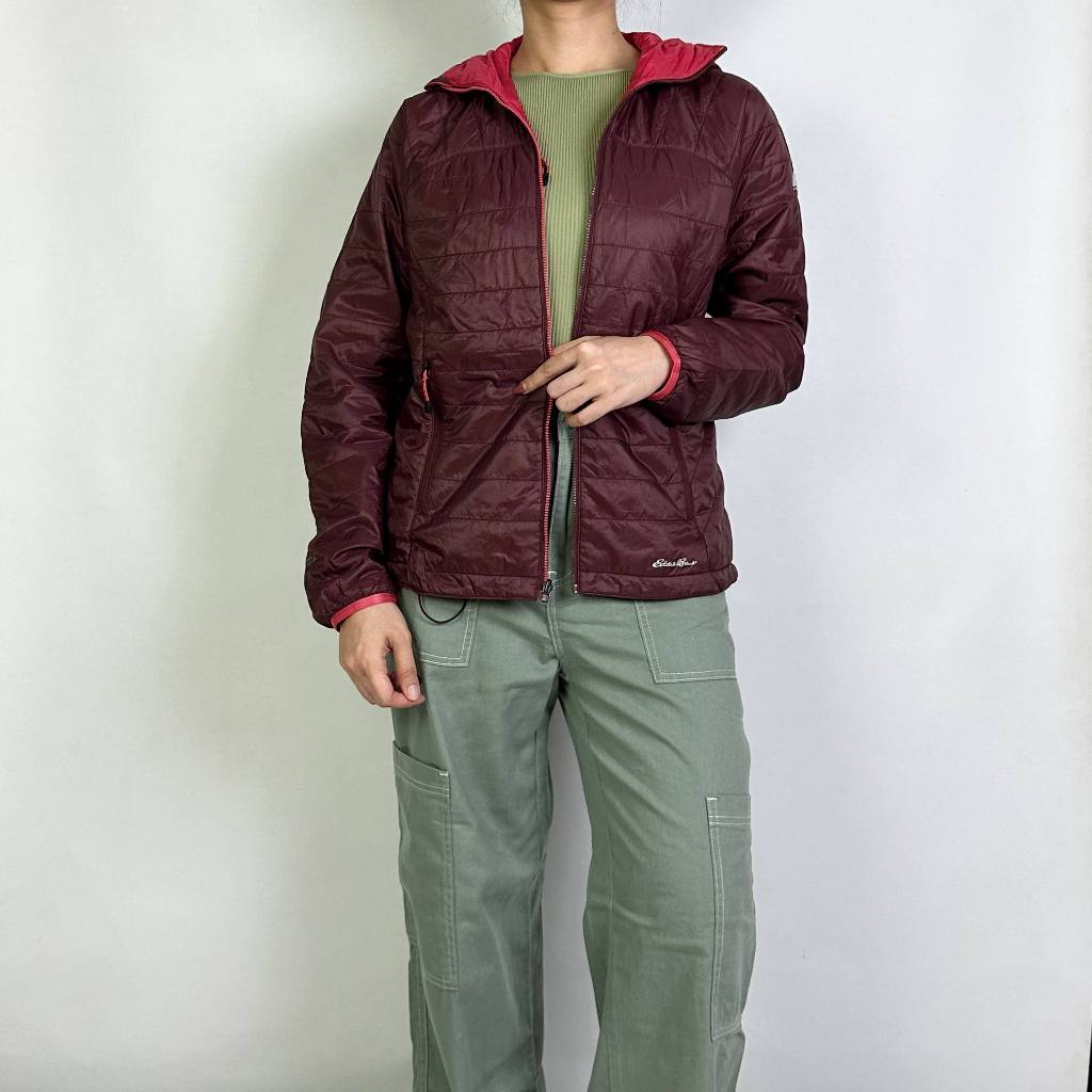jaket wanita Eddie Bauer size S (seperti baru) bolak balik 100% original 060925O