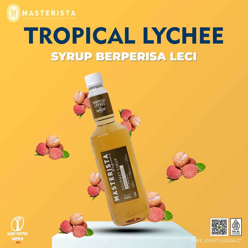 

Masterista Flavour Syrup - Tropical Lychee 850ml