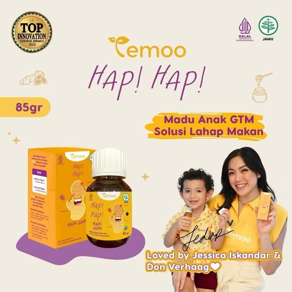 

Paket Sehat - Temoo Hap Hap Madu Dan Jamu Xtra Temulawak Untuk Kecerdasan Dan Suplement Anak