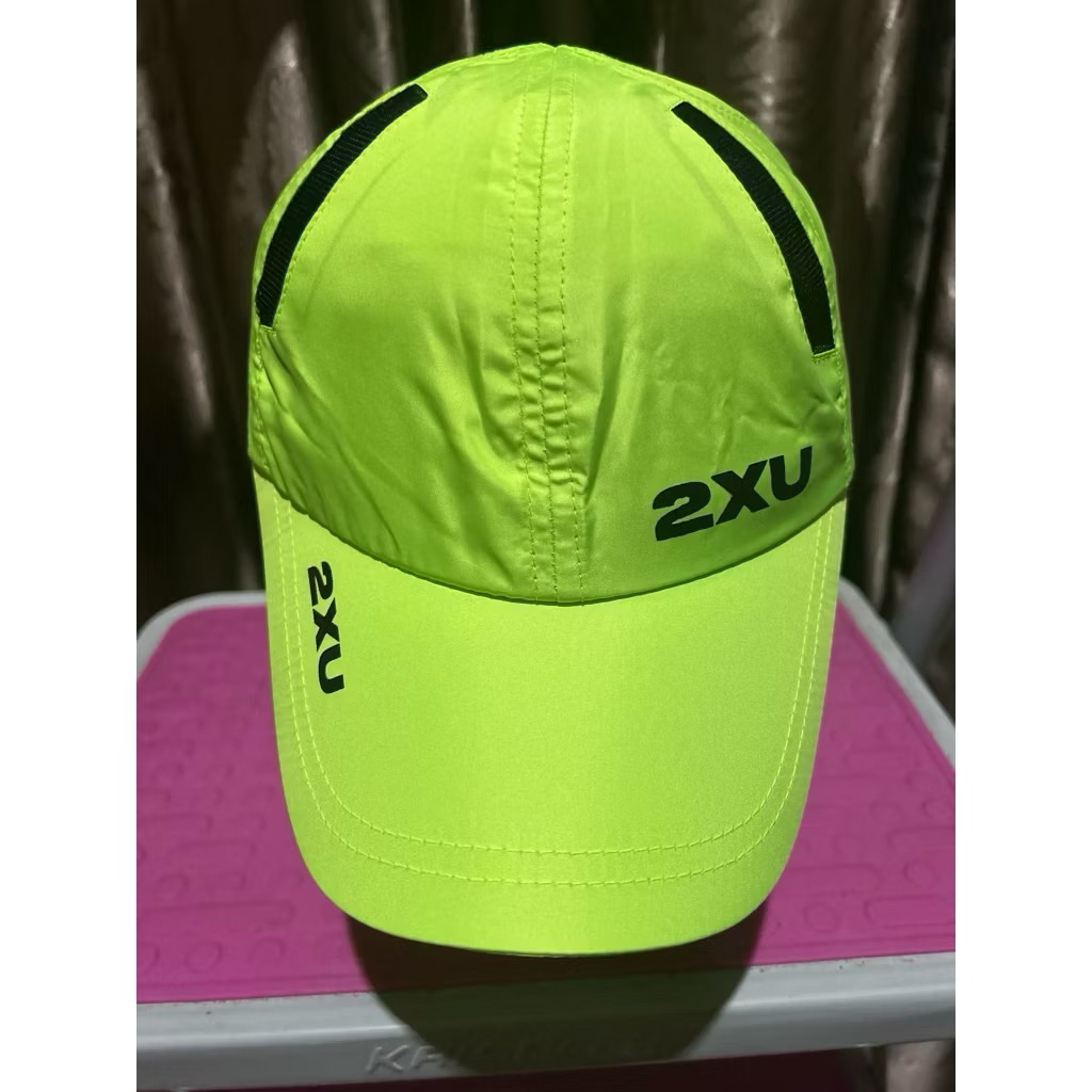 Topi 2xu Hijau Neon 100% Original