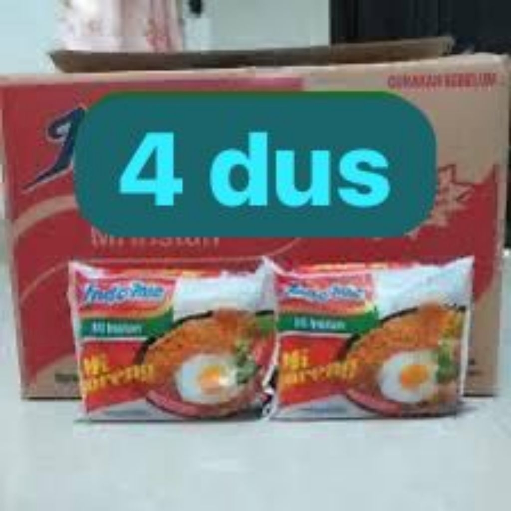 

Indomie mie Instan Goreng 4 Dus