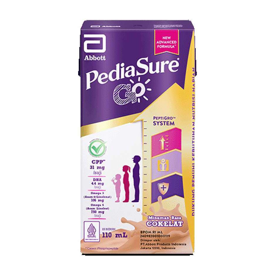 

PEDIASURE GO COKLAT UHT 110 ML