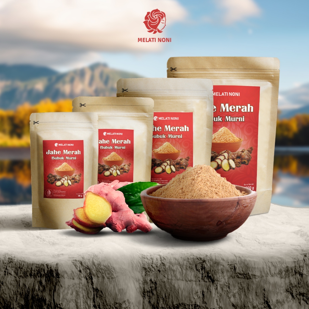 

Jahe Merah Bubuk 100% Murni Herbal Tanpa Campuran Gula Original Melati Noni