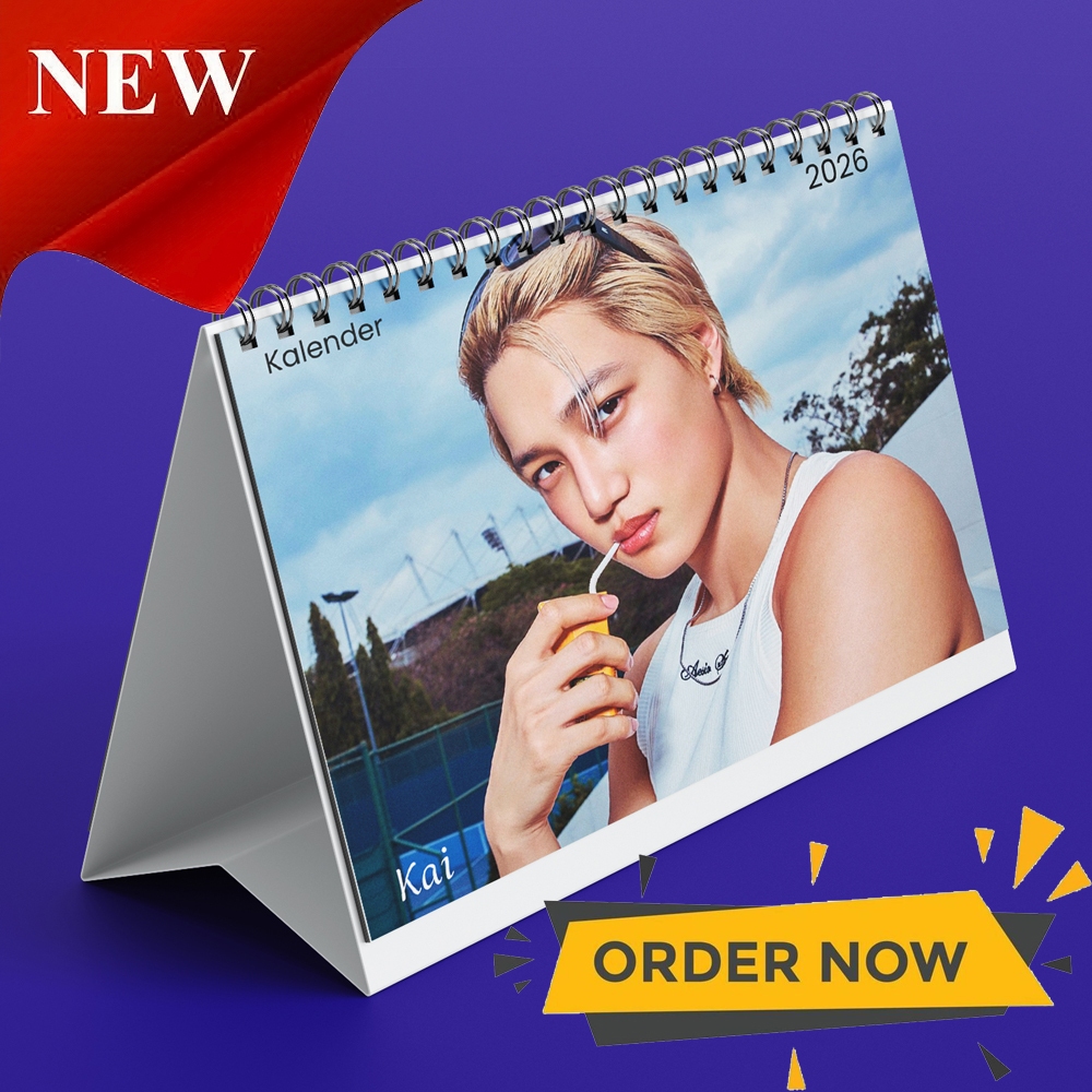 

A&M Kalender Kai EXO Kalender Meja Kalender 2026 Kalender K-POP