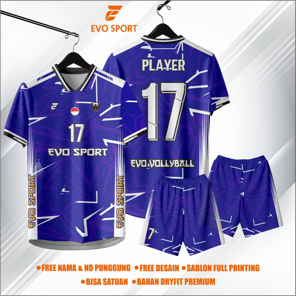 jersey voli baju voli jersey volly baju volly jersey voli wanita jersey voli pria gratis nama nomor 