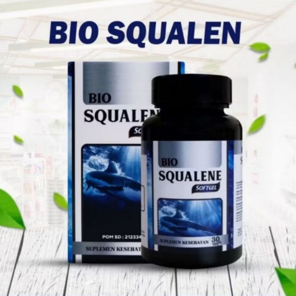Bio Squalene Vitamin Minyak Hati Ikan Hiu (Squalane/Squalen) Original