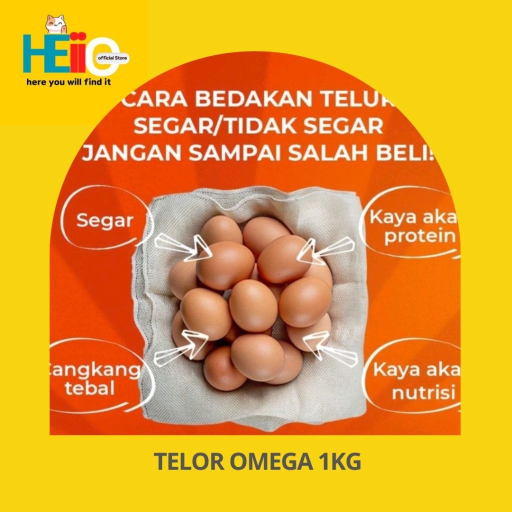 

Telur Omega 1Kg