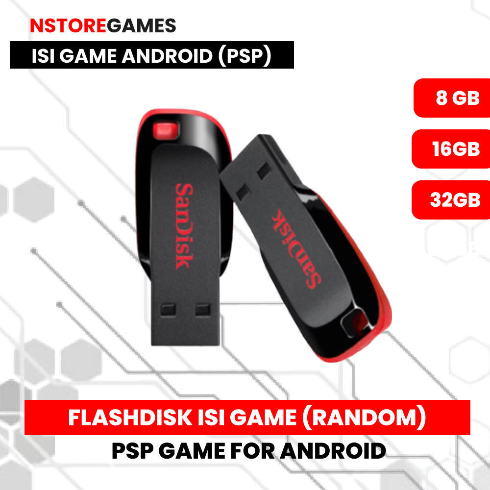 NSTORE FLASHDISK ISI GAME RANDOM - ANDROID (PSP)