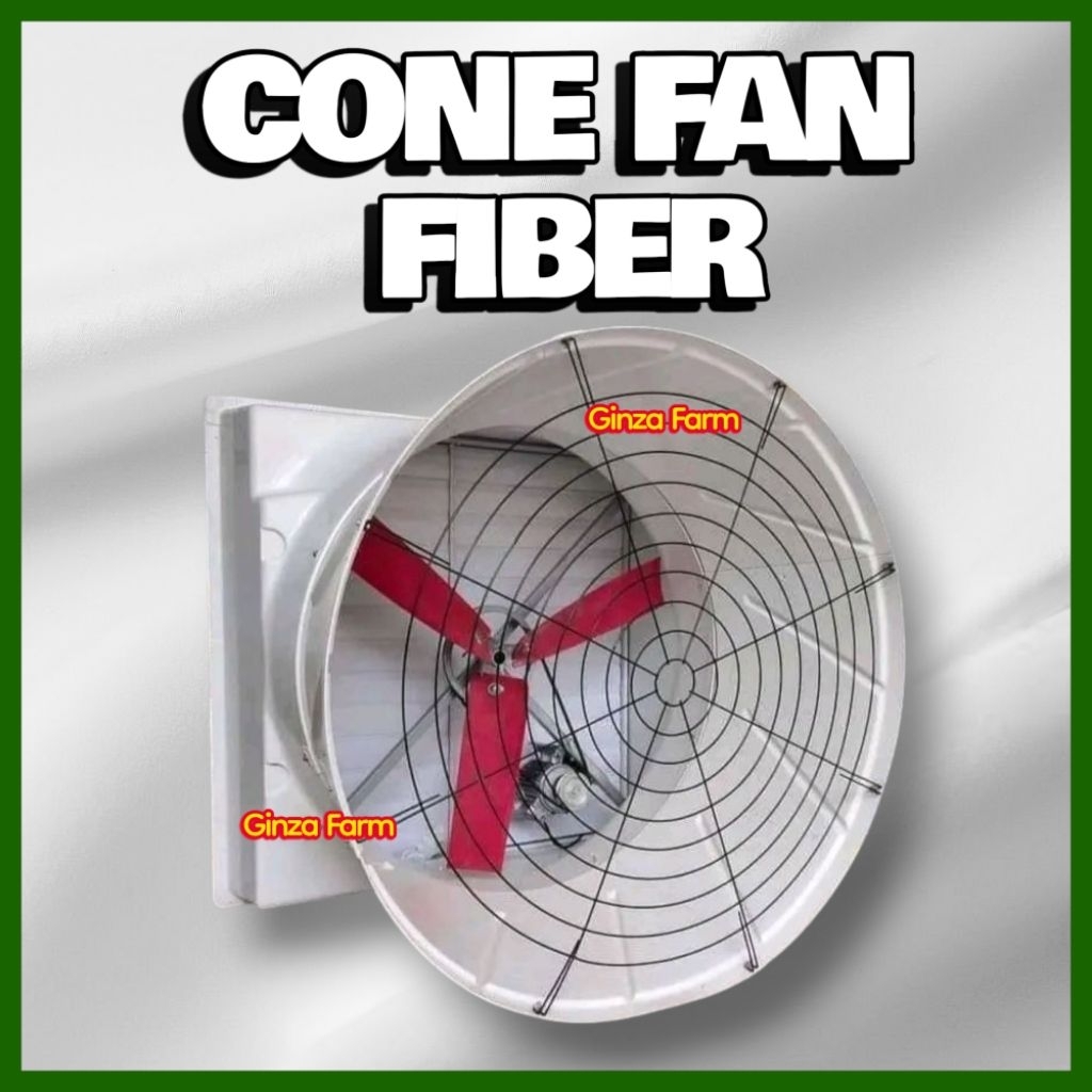 FIBER CONE FAN 50"/BLOWER EXHAUST KANDANG AYAM (1 PHASE).