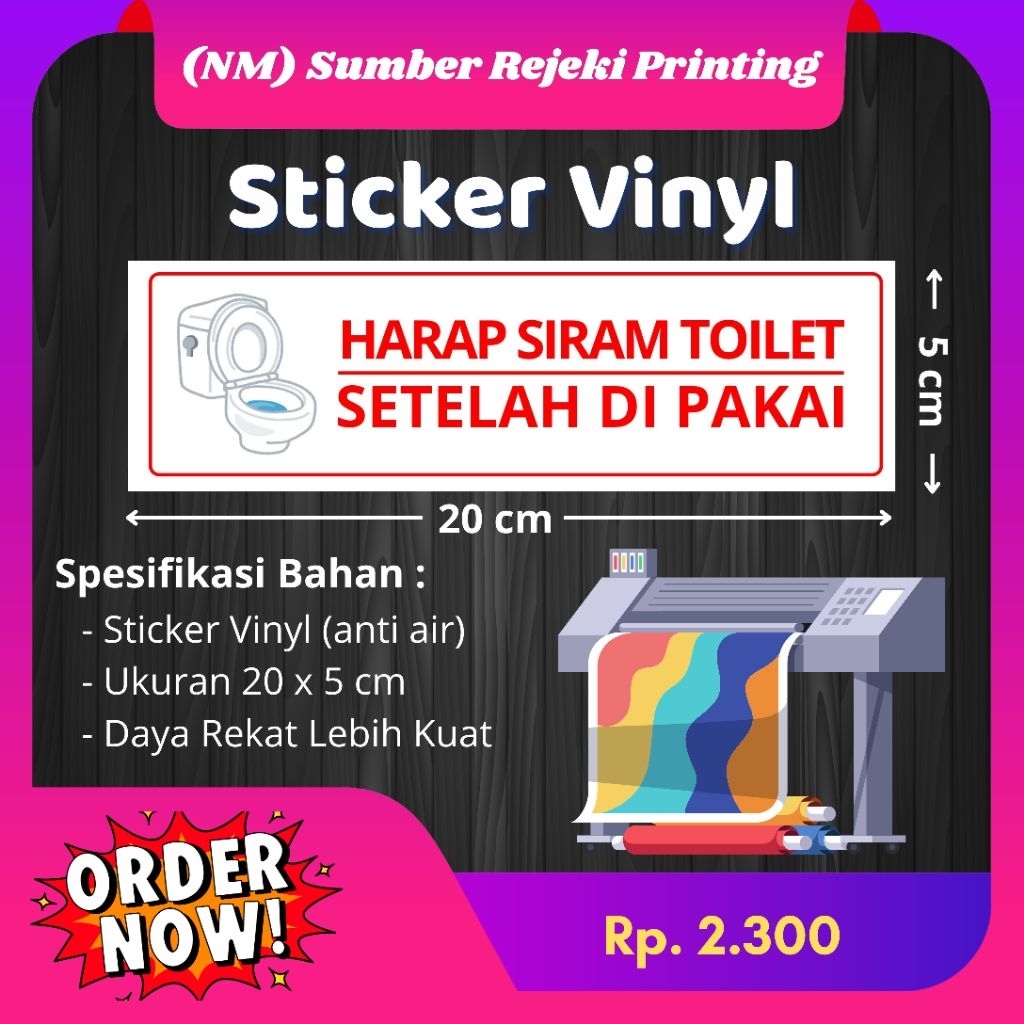 

STIKER VINYL / STIKER PRINGATAN / ANTI AIR