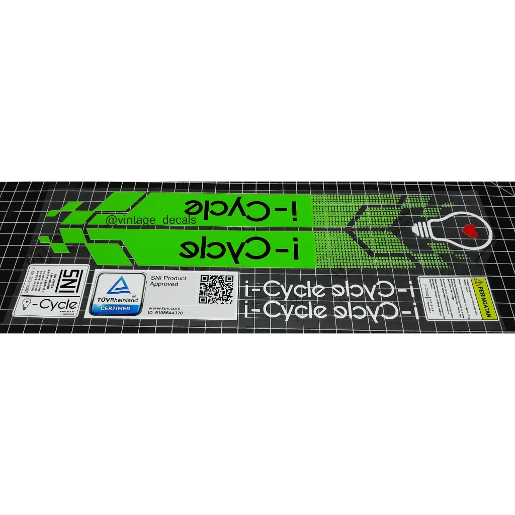 sticker decals replacement Icycle rocket i-cycle