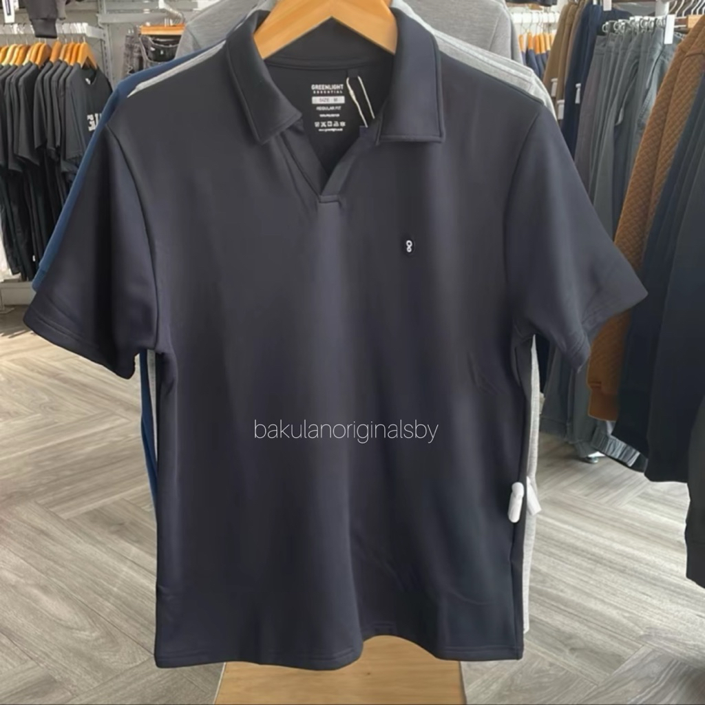 GREENLIGHT ESSENTIAL POLO HITAM PRIA ORIGINAL i03012512