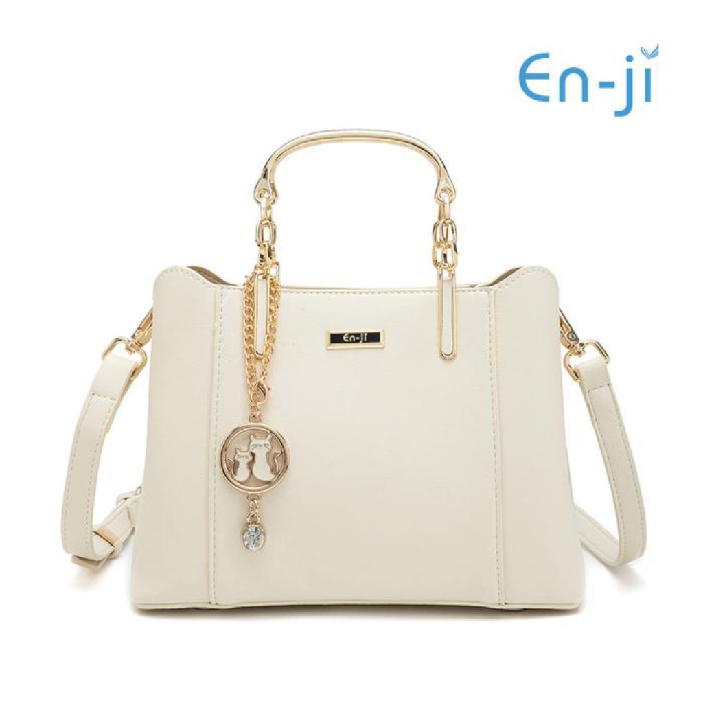 Enji En-Ji Minsun Handbag Tas Tangan Wanita Bahan PU Leather