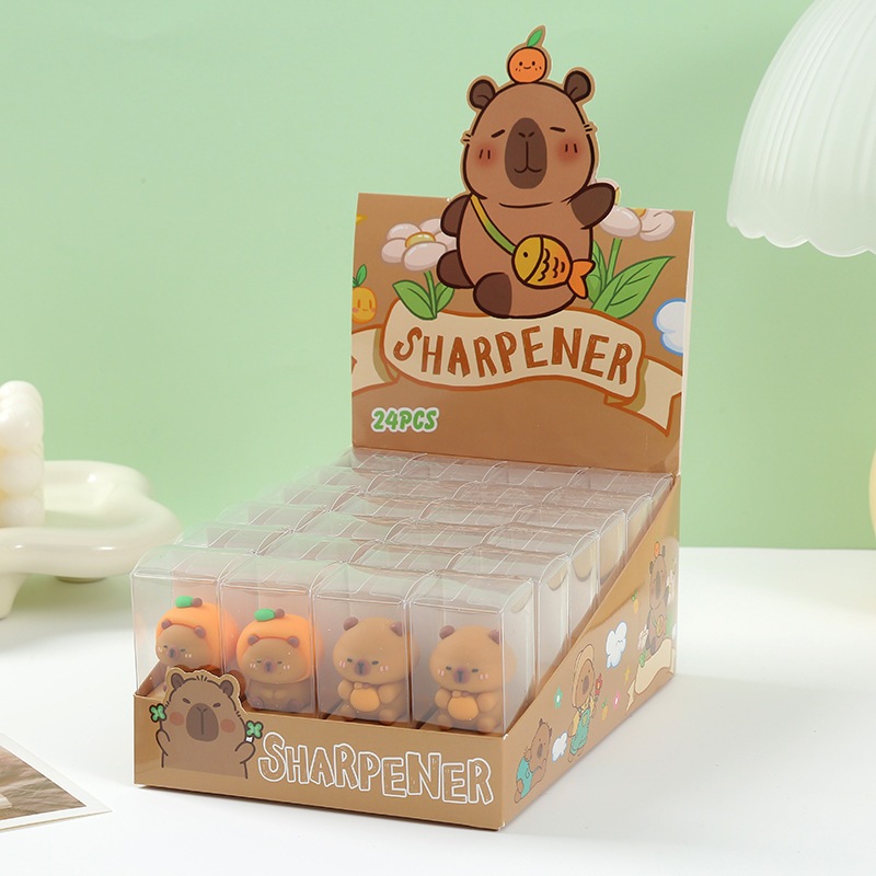 

{Capybara} Rautan Pensil 2 Karakter Lucu Imut Menarik Bahan Premium Karakter Capybara by Kakabicam