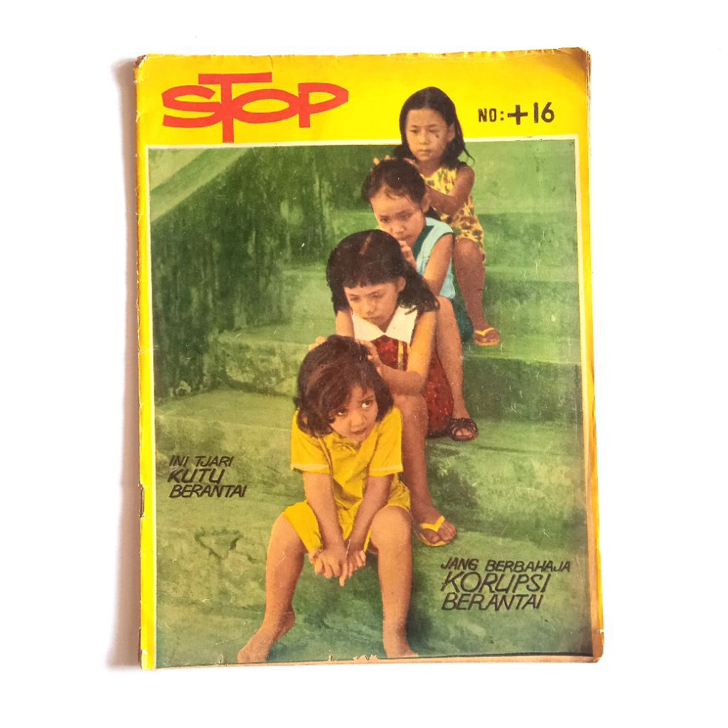 Antik Vintaga Majalah Lama STOP No.16 1970an Ejaan Dj Lama Utuh Layak Koleksi