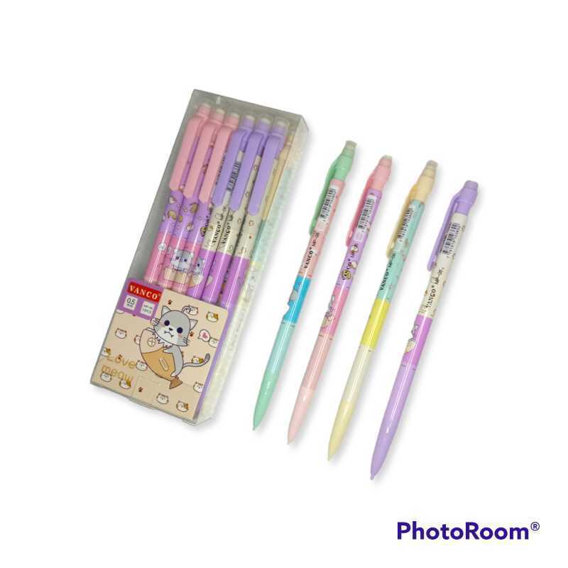 

PENSIL MEKANIK FANCY KARAKTER LOVE MEOW MP-06 UKURAN 0.5MM