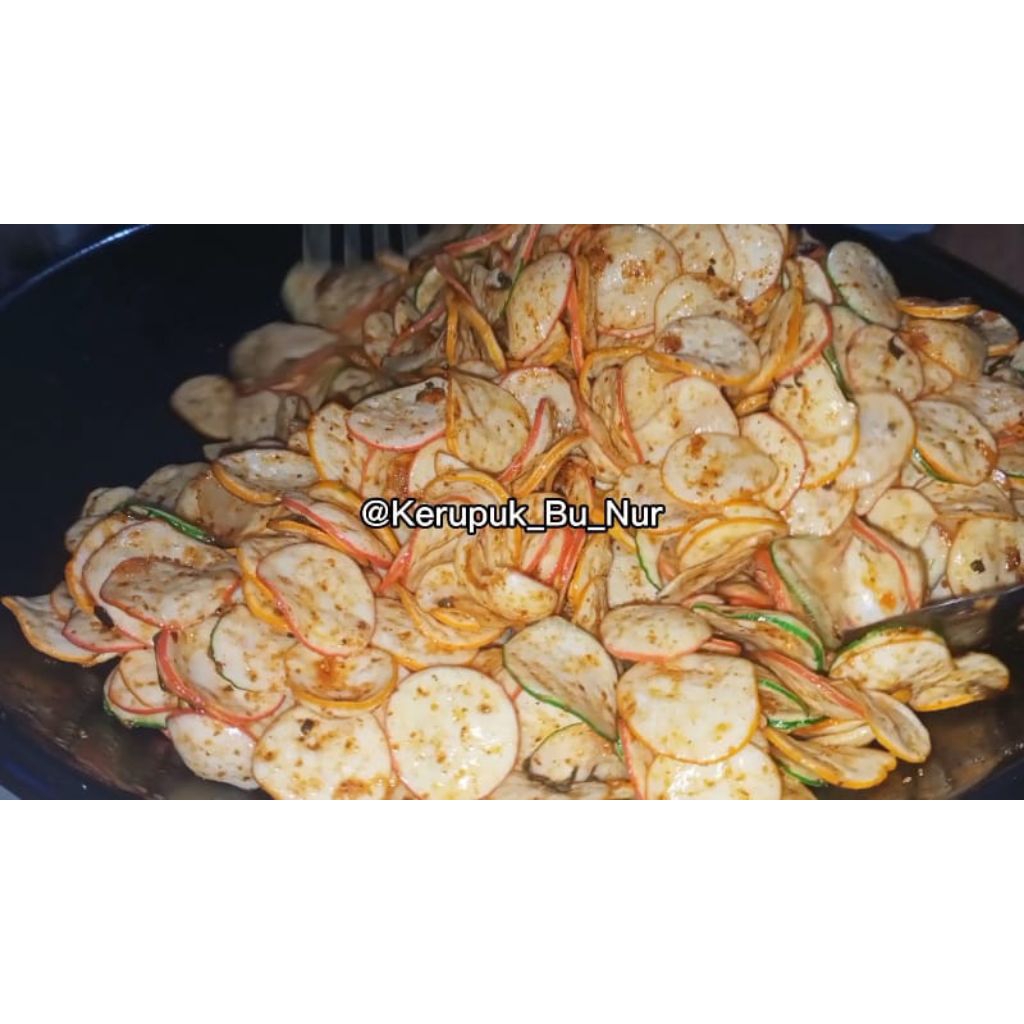 

KERUPUK SEBLAK RASA PEDAS MANIS DAUN JERUK 500g