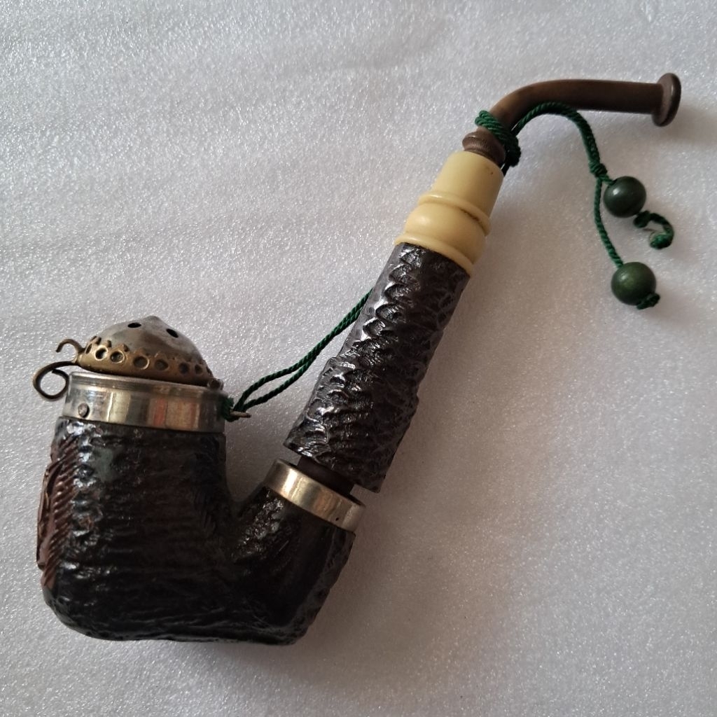 HUNTER PIPE BRUYERE GARANTIE SITTER PIPA BRIAR ESTATE PIPA CANGKLONG KAYU ANTIQUE